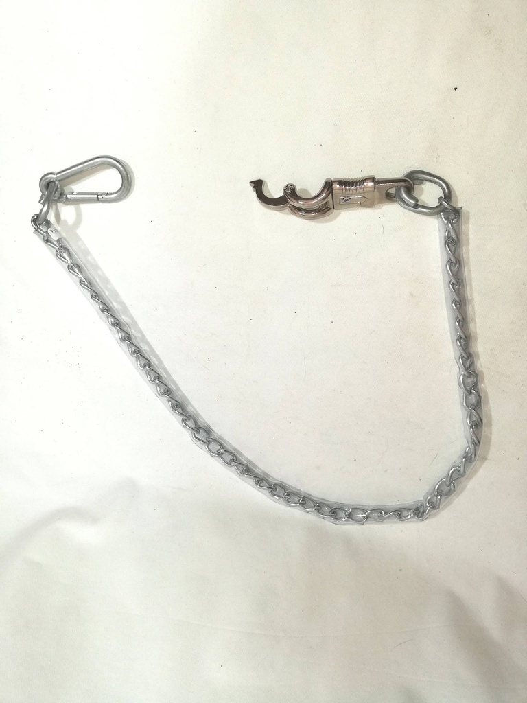 longe chaine gainée plastique longueur total 1m