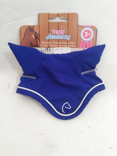 Mini-bonnet pony academy bleu roi