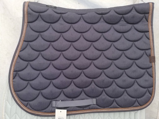 tapis equitheme khadi cheval gris foncé