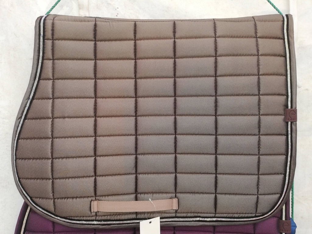 tapis equitheme domino cheval cuivre