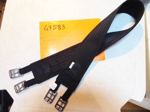 sangle coton noir 130