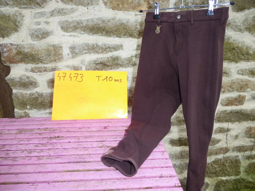 pantalon equicomfort marron 10 ans