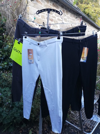 pantalon equicomfort blanc homme 46