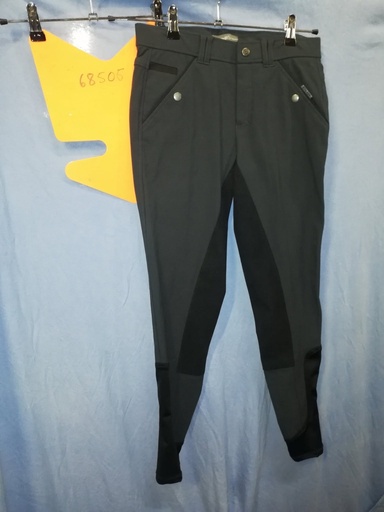pantalon QHP jack fond peau gris homme 36fr