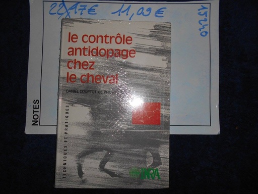 contrôle anti dopage chez le cheval