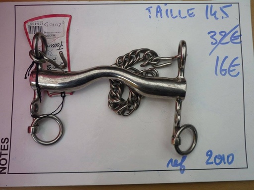 mors bride lhotte 145 inox droit