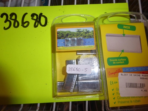 gaine raccord ruban lacmé 10/12mm x10