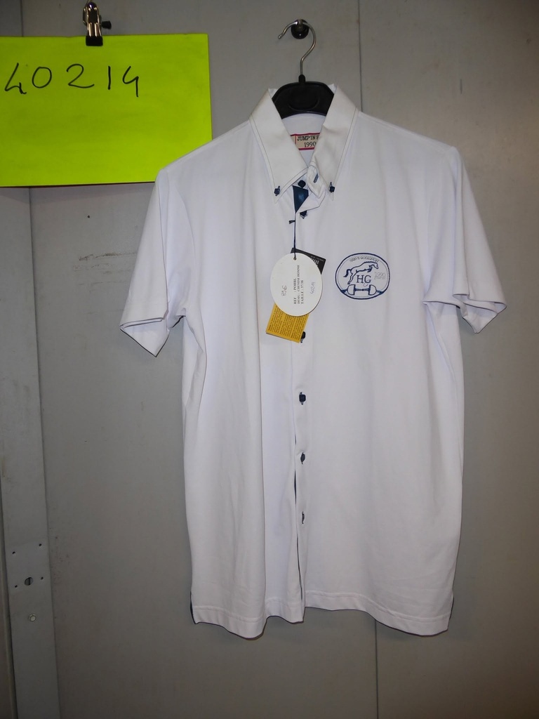 chemise concours (matiere polo) h.godignon blanc homme 37/38 (tour de cou) taille 2