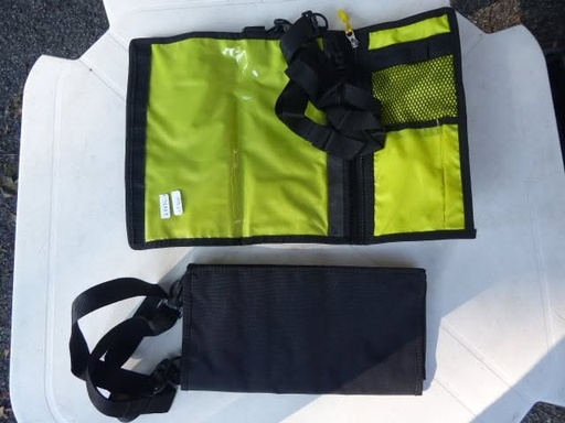 porte carte noir/jaune fluo