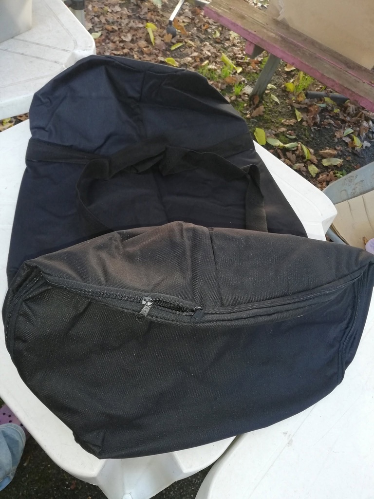 sac conique noir