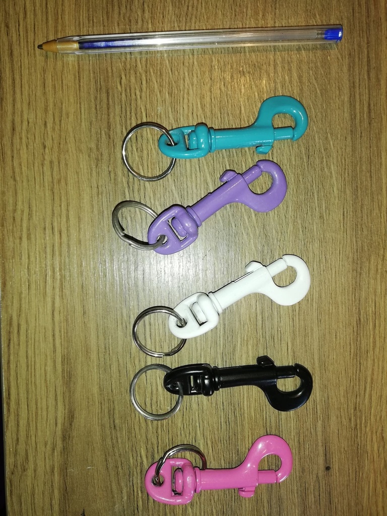 porte clé mousqueton