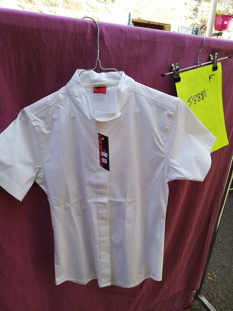 chemise cc33028 horze XS blanc