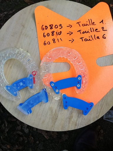 pont pour fer taille 6 (lot pour une paire de fer / 4 pieces)