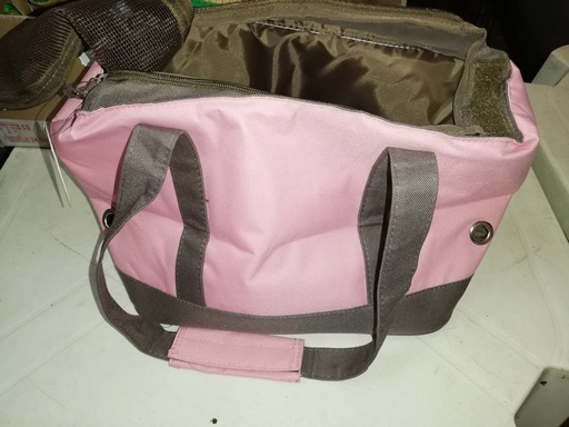 sac transport petit chien/chat malibu rose ferplast