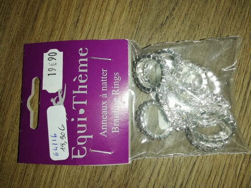 élastiques strass pour crinière