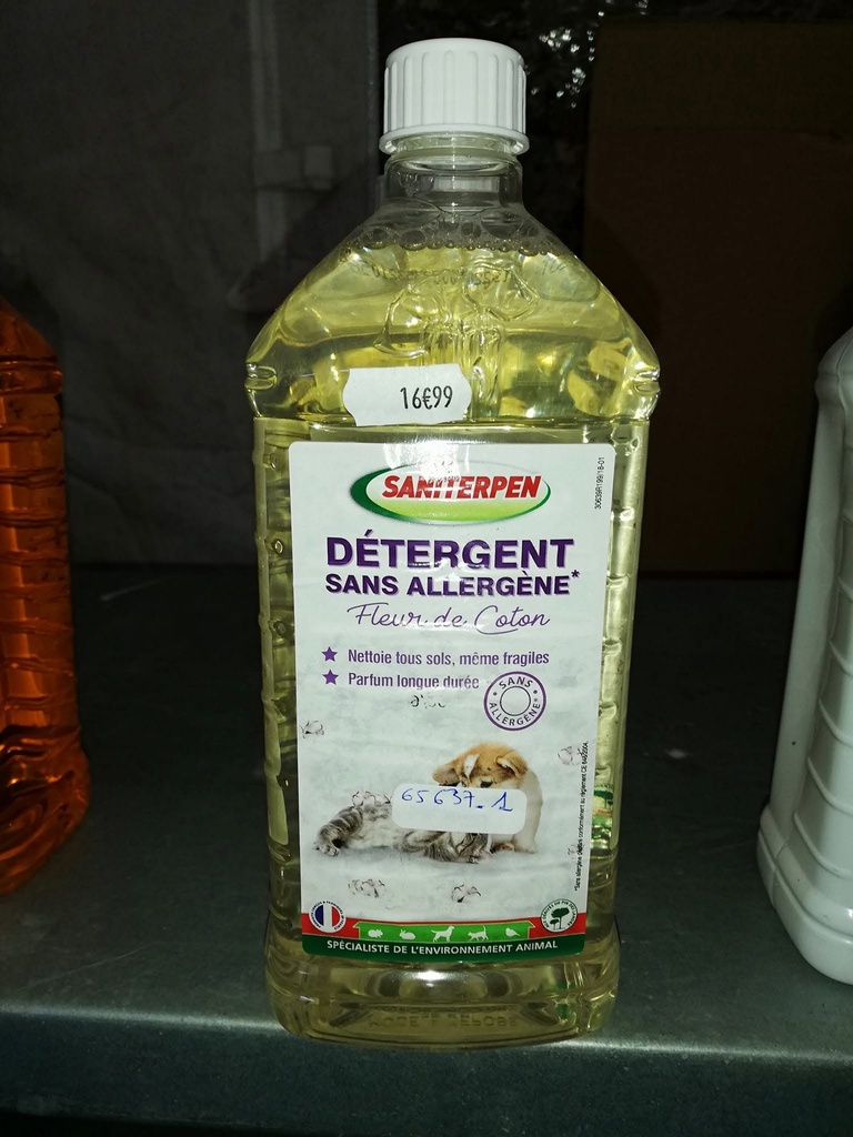 detergeant sans allergene saniterpen 1l