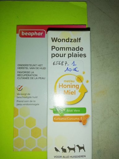 pommade pour plaie chien beaphar au miel 30ml