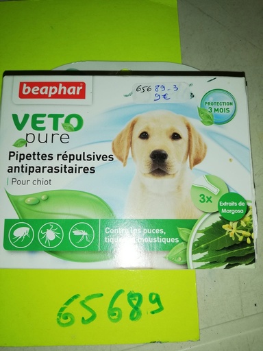 pipettes anti-parasitaire beaphar chiot x3