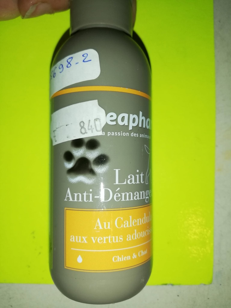 lait anti démangeaisons chien/chat beaphar 125ml