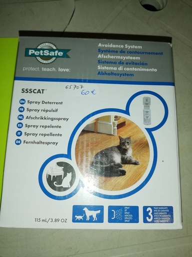 SSSCat répulsif détecteur de présence pour intérieur PETSAFE