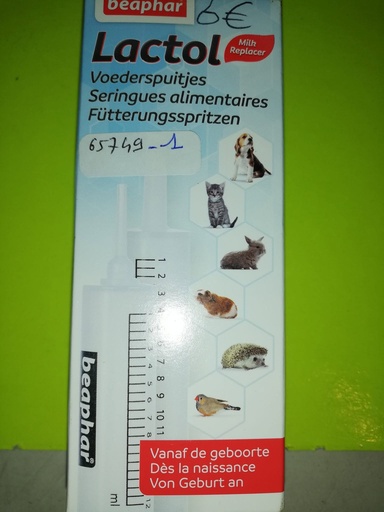 seringue lactol beaphar 12ml x2