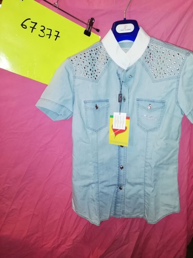 chemise concours animo punch jean bleu femme 36fr(42it)