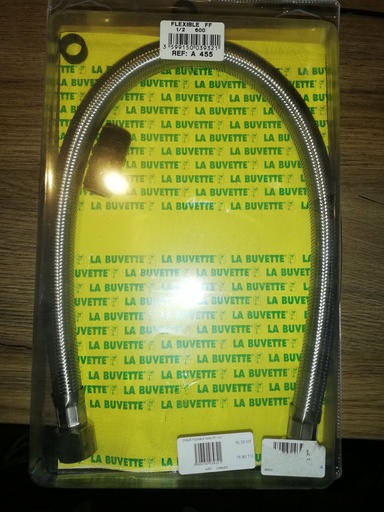 Tuyau coque flexible inox ff ½ la buvette
