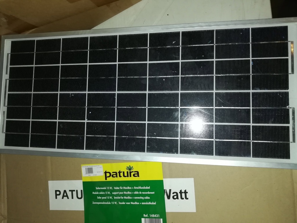 panneau solaire patura 15w