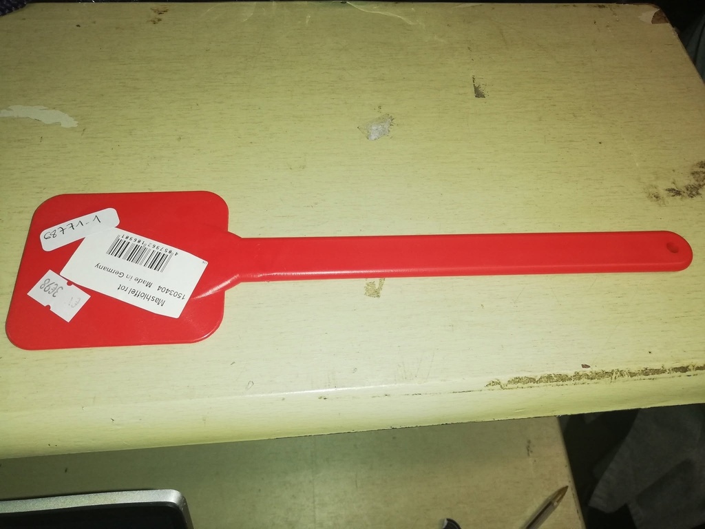 spatule à mash rouge
