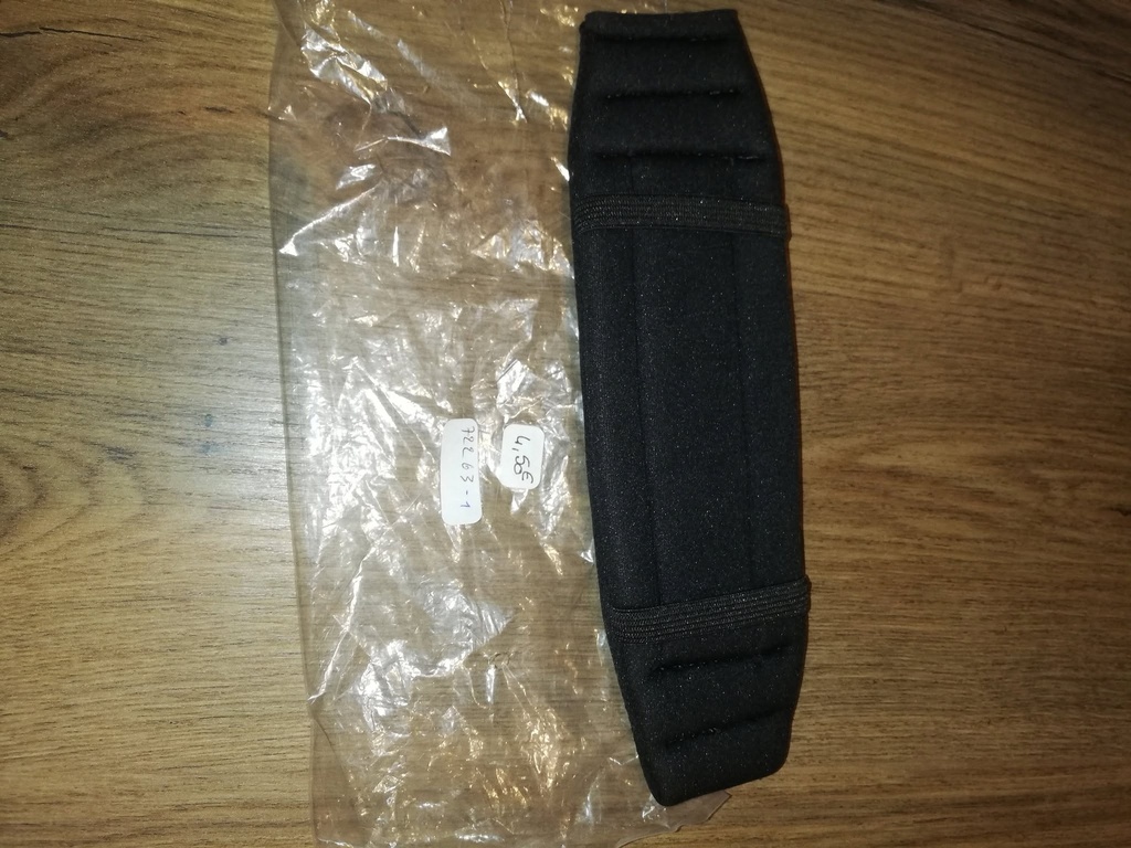 pad gourmette noir molletonné