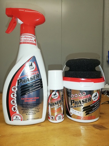 répulsif leovet "power phaser durativ" 550 ml spray