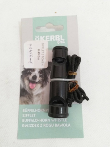 sifflet chien 2 tons kerbl