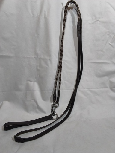 Rênes allemandes QHP marron poney