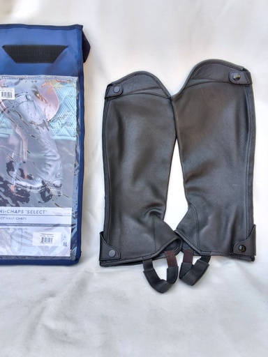 Mini-chaps equitheme select noir L Court
