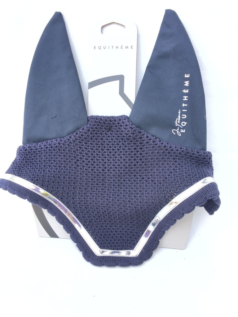 Bonnet equitheme je t’aime bleu marine cheval