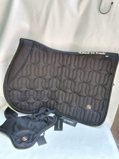 Tapis + bonnet back on track noir cheval