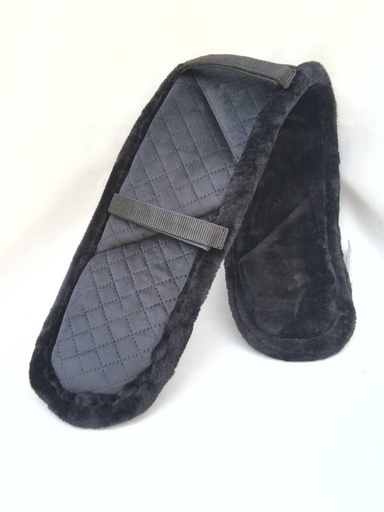 Pad de selette ou surfaix noir 110cm