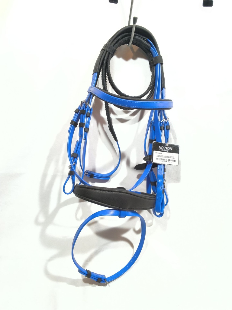 Bridon + rênes norton endurance bleu roi COB