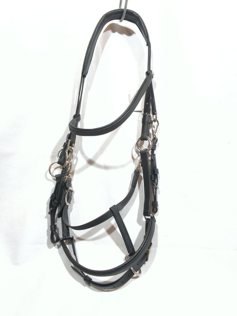Bridon-licol Norton training biothane noir cheval