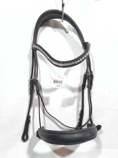 Bridon Norton club diva strass noir cheval