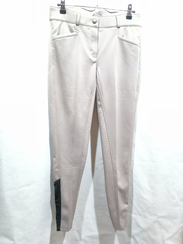 Pantalon equitheme claudine femme taupe 38
