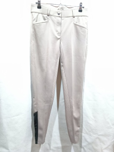 Pantalon equitheme claudine femme taupe 38