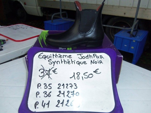 boots equitheme jodhpur synthetique 35