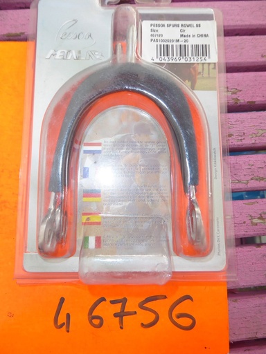 Eperons prince de galles gainé caoutchouc 20mm metalab