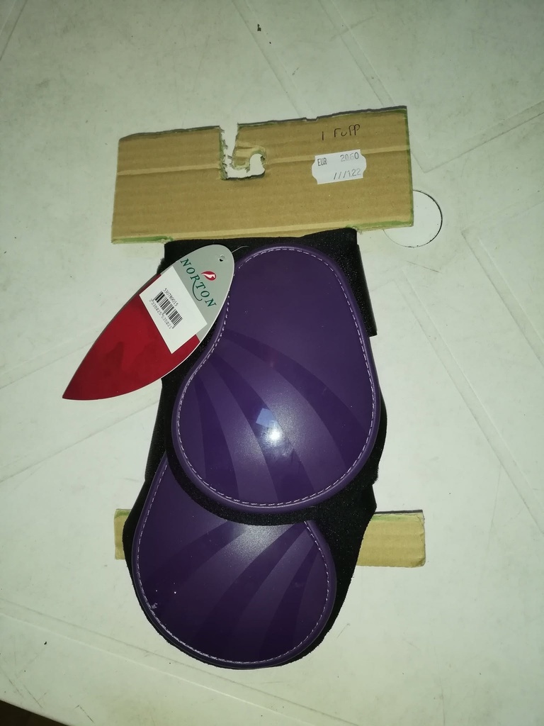 protege boulet norton violet cheval