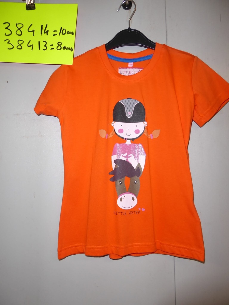 T-shirt HKM orange 8ans