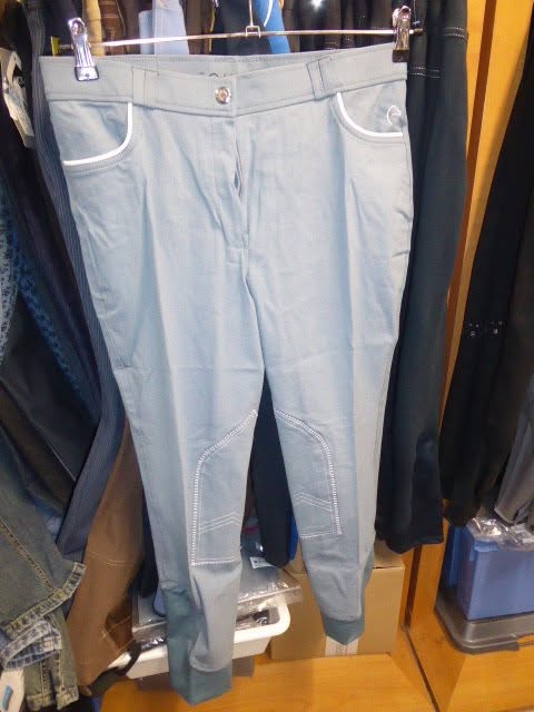 Pantalon EQUITHÈME “Verona” bleu/gris femme 44